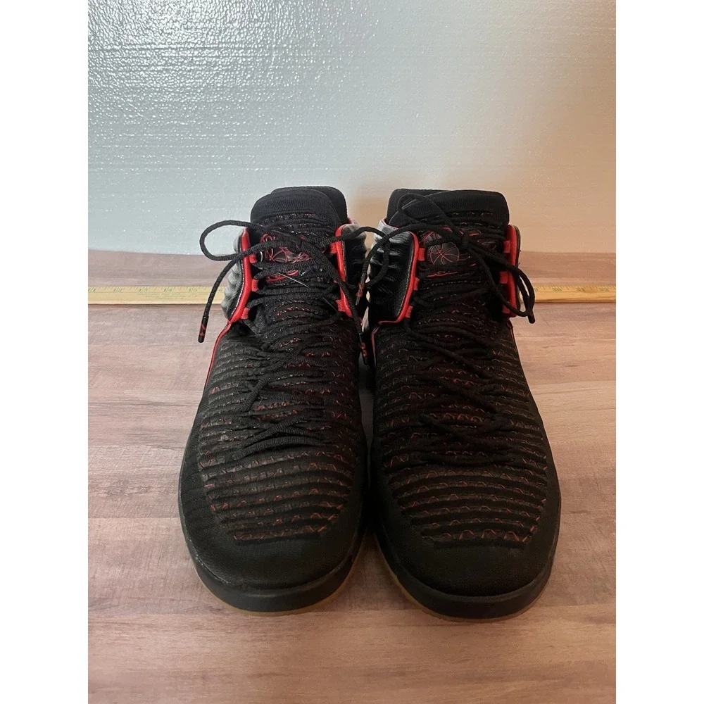 Nike Air Jordan 'BANNED' Black Red Basketball Shoes AA1253-001-- Size 11